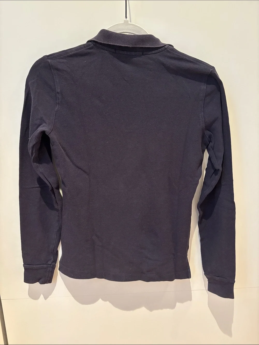 Ralph Lauren Long-Sleeve Polo in Navy with Pink Pony